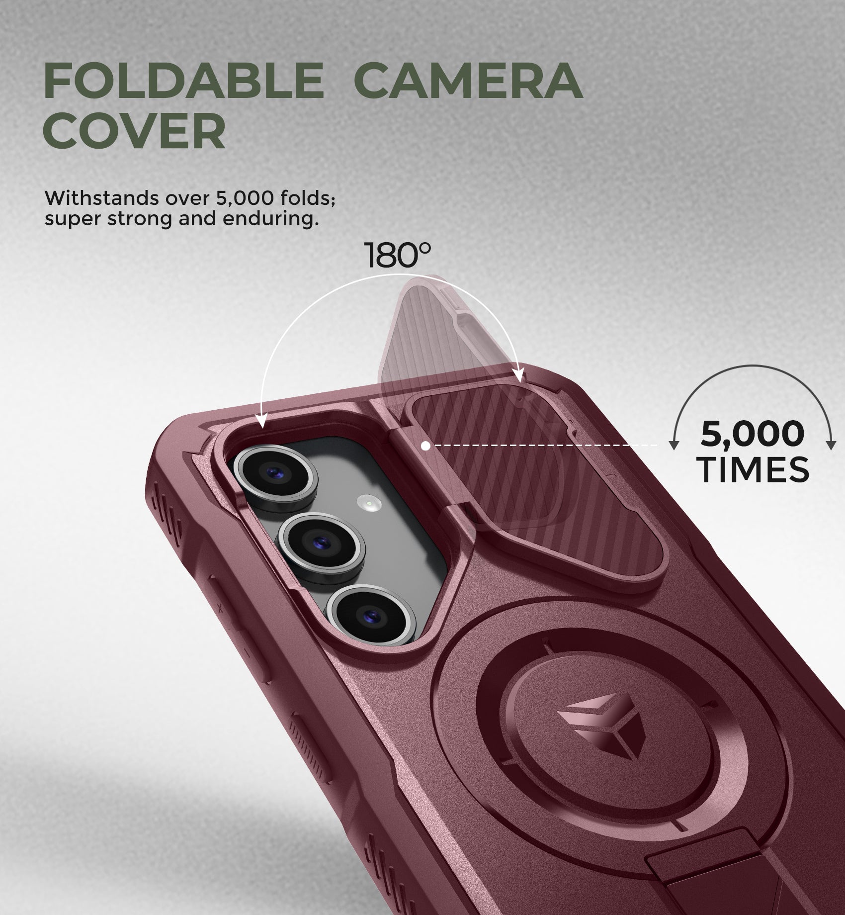 Durable Magnetic Case for Samsung Galaxy S24 FE - Shockproof Rugged Bumper with Camera Cover, Adjustable Kickstand & Built-in Screen Protector | Perfect for Outdoor Activities, Work & Daily Protection