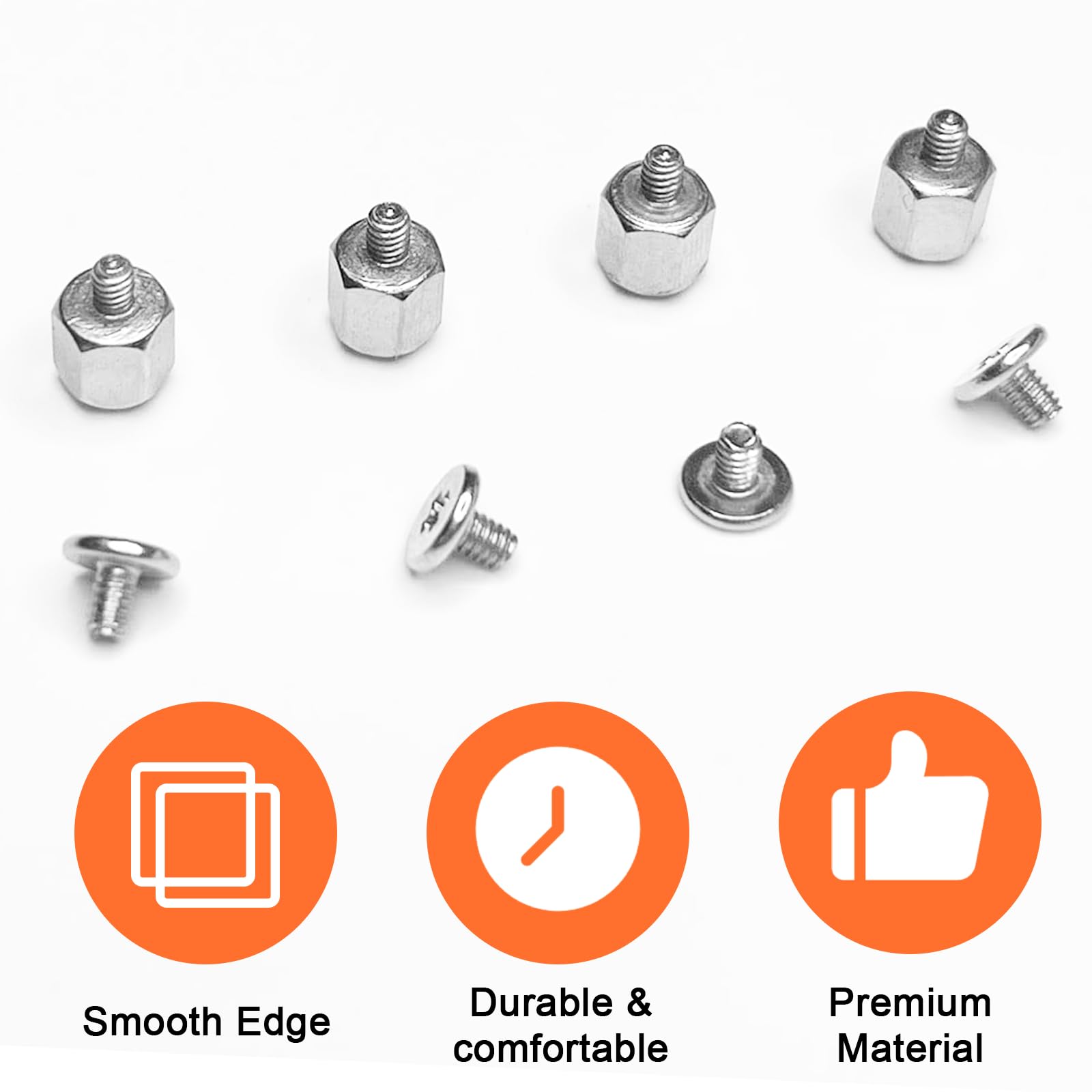 8 PCS M.2 Screw Kit with Standoffs - Compatible with ASUS Motherboard & PC Build - Perfect for Computer Repair, DIY PC Assembly & Electronics Projects
