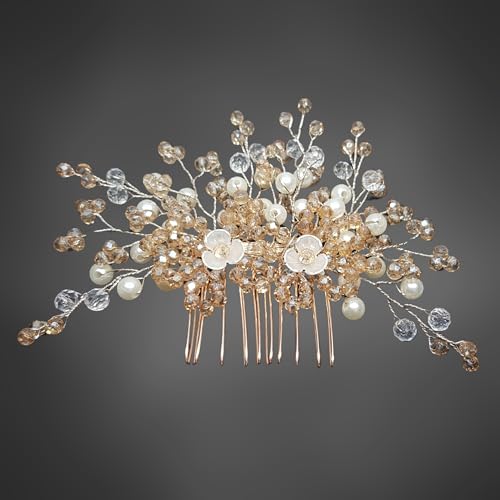 Golden Pearl & Crystal