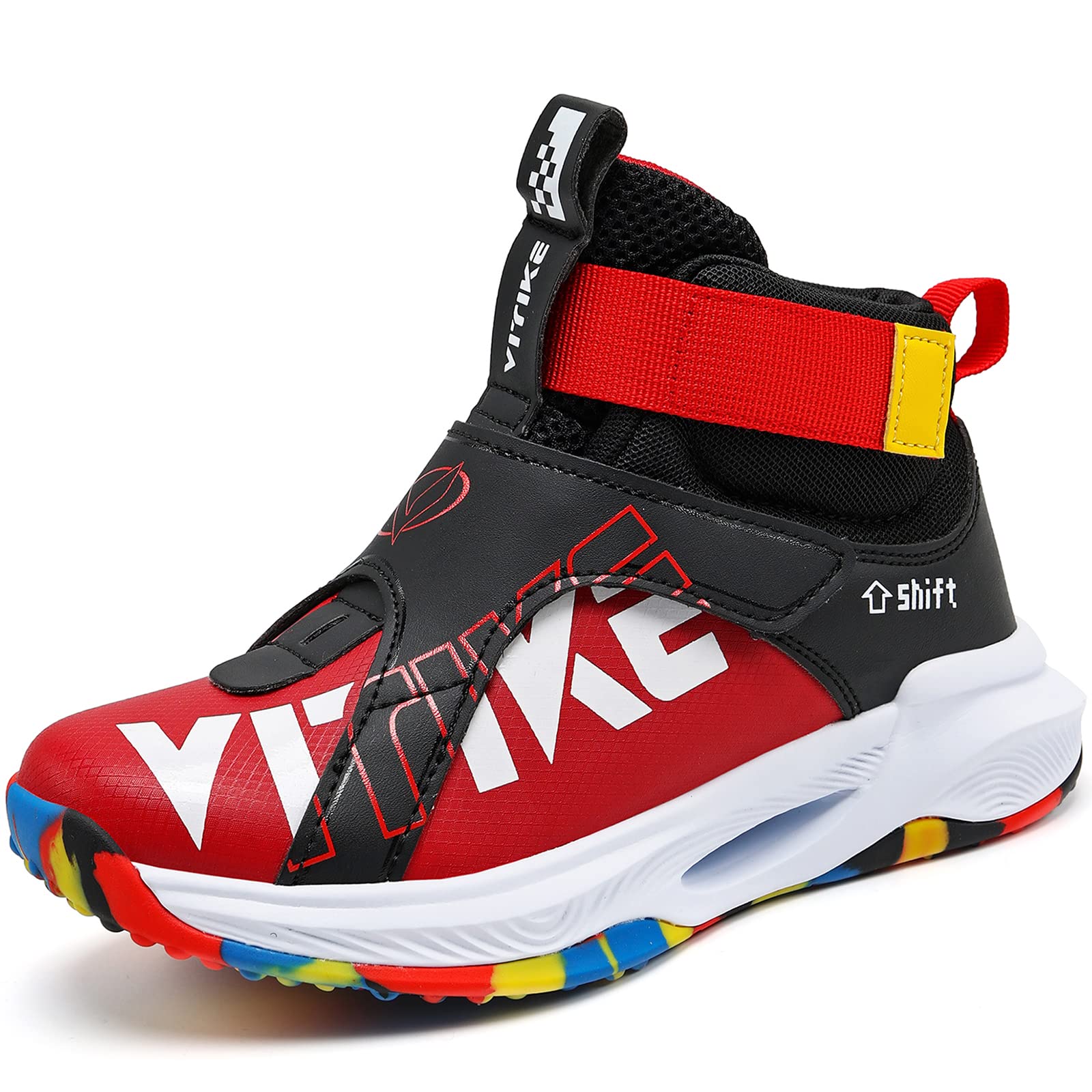 **JMFCHI High-Top Basketball Shoes for Kids - Non-Slip Durable Sneakers for Boys & Girls - Perfect for Running, Sports & Outdoor Play**    *(Optimized for Google SEO, translated to English, and includes usage scenarios.)*