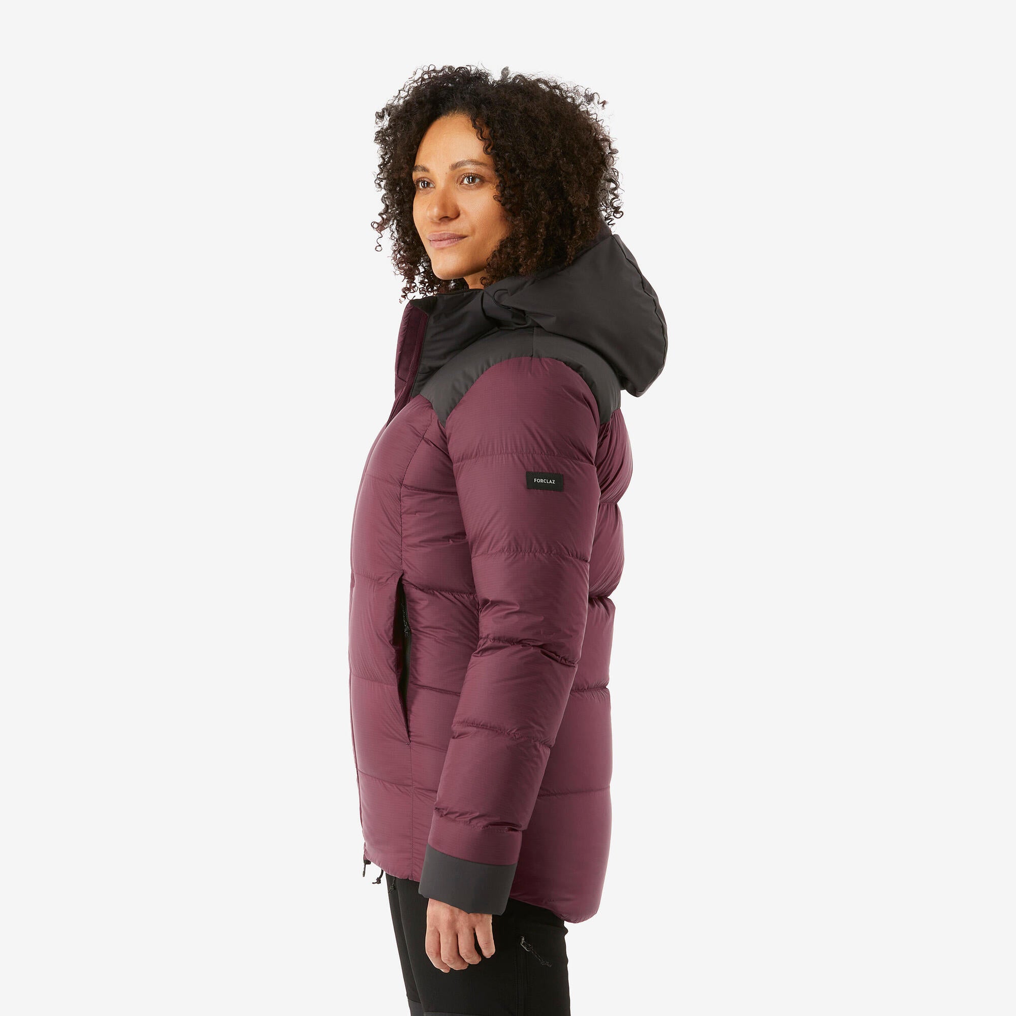 Forclaz Women's MT900 Hooded Down Puffer Jacket - Lightweight Winter Coat, Waterproof Warm Jacket for Hiking, Skiing & Outdoor Activities