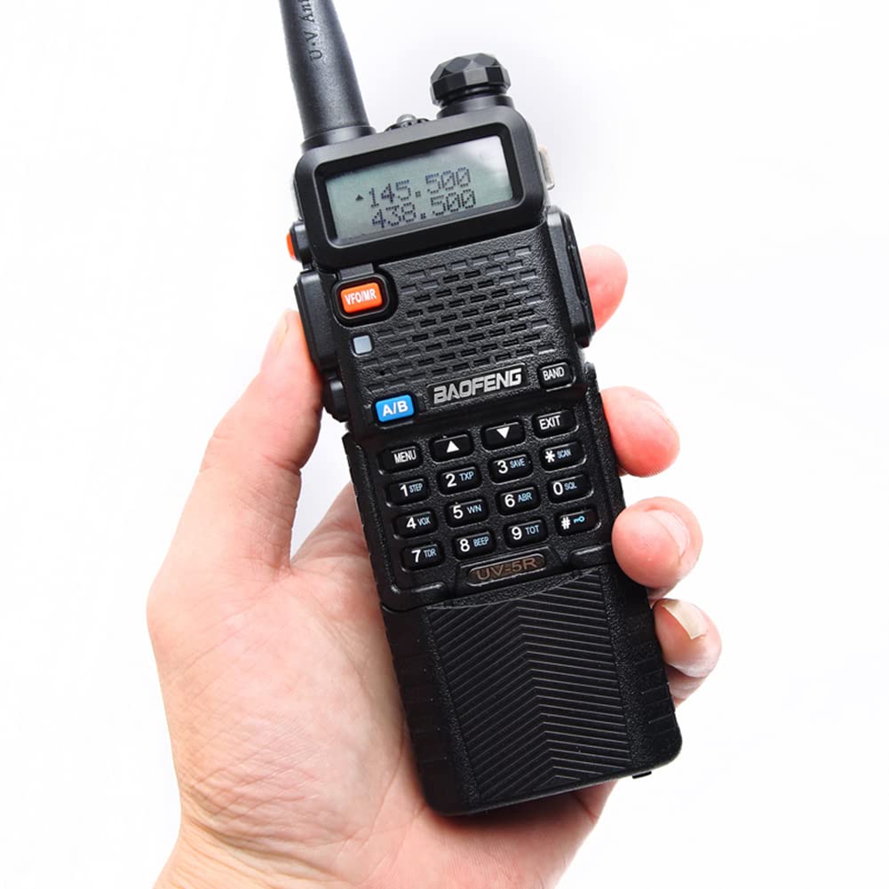 Baofeng UV-5R Plus 8W Dual Band VHF/UHF Ham Radio 2 Pack - Long Range Two Way Radios for Adults with High Gain Antenna, Programming Cable & Earpiece - Ideal for Outdoor Adventures, Emergency Communication, and Tactical Operations