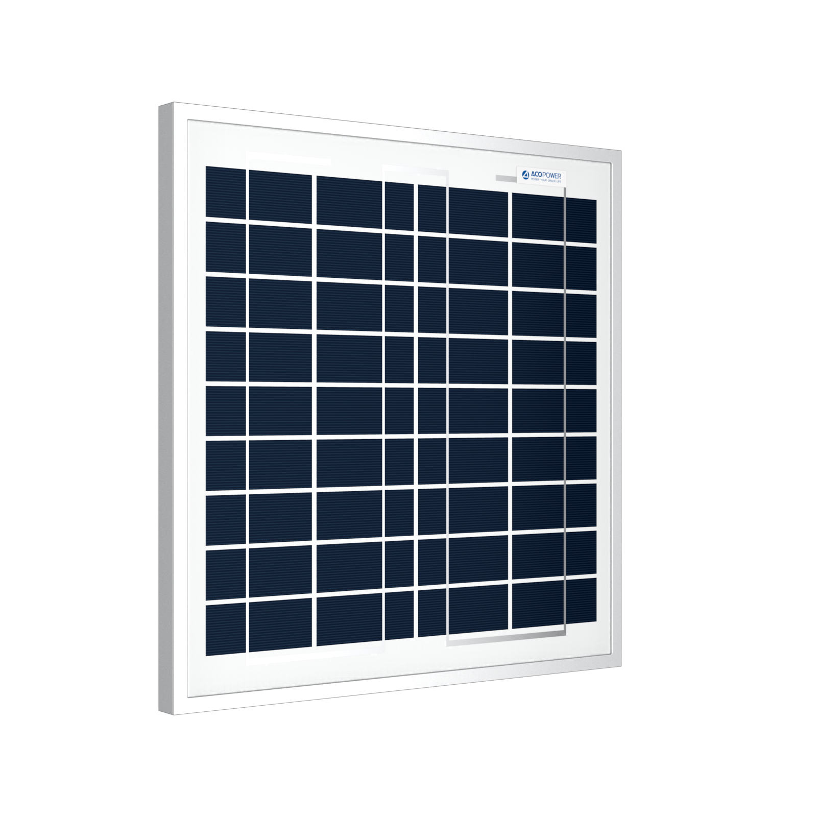 ACOPower 15W Polycrystalline Solar Panel - 12V Battery Charger for RV, Boat, Camping & Off-Grid Power Supply | Portable Solar Charging Solution for Outdoor Adventures