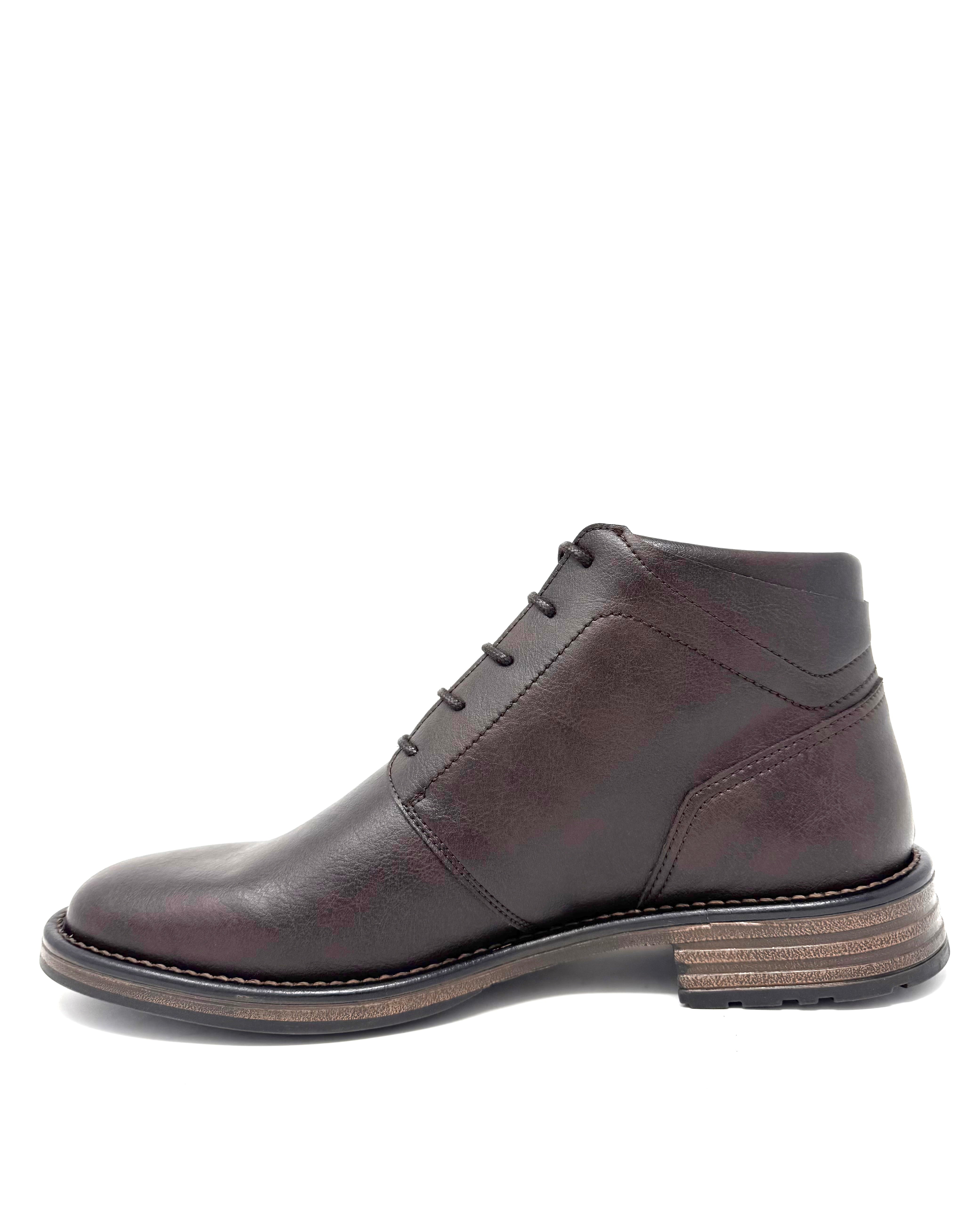 Novacas Fernando Brown Leather Boots for Men - Stylish & Comfortable Footwear for Casual Outings & Work