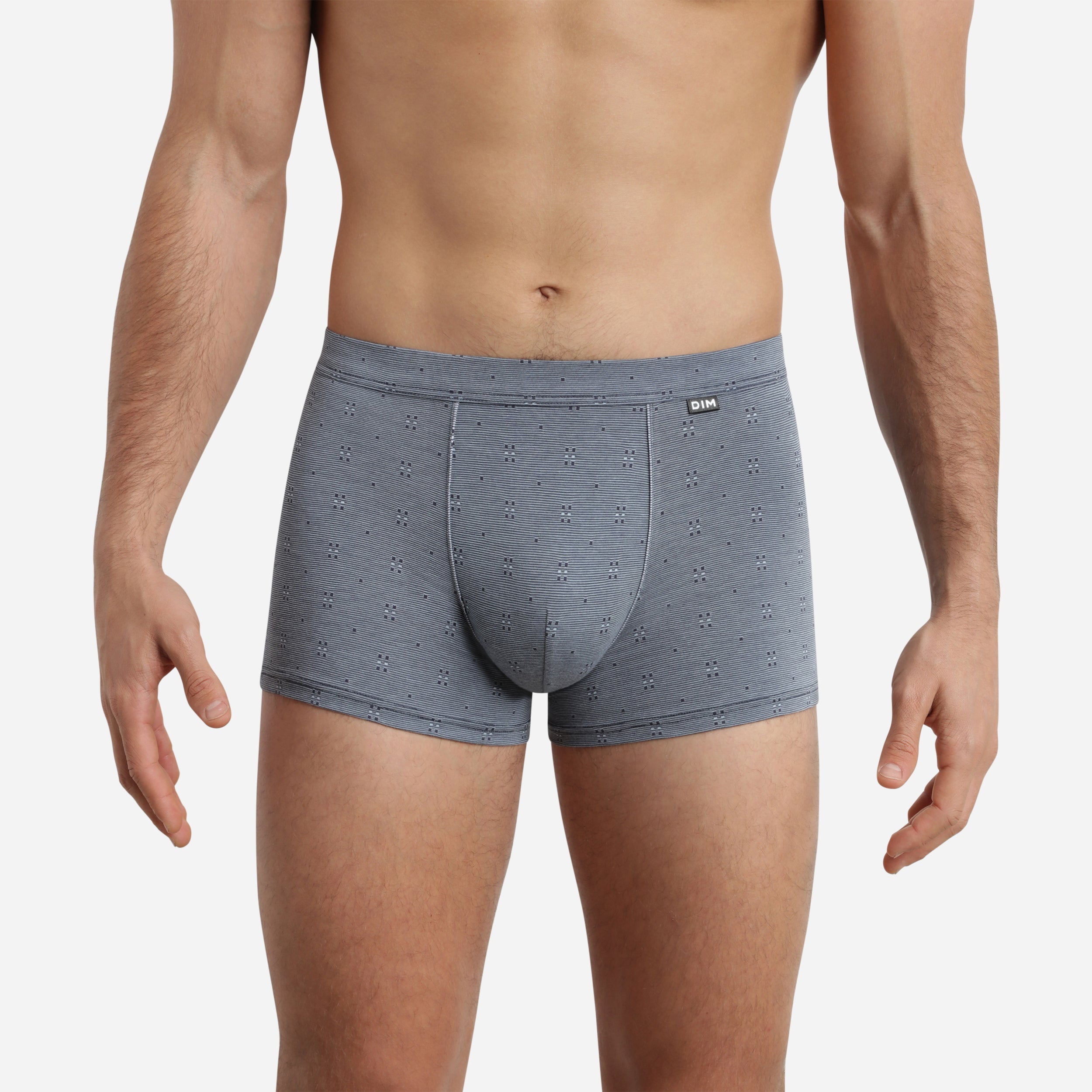Men's Classic Blue Boxer Briefs - 100% Cotton Modal Blend Underwear for Comfort & Breathability | Perfect for Everyday Wear, Gym & Travel