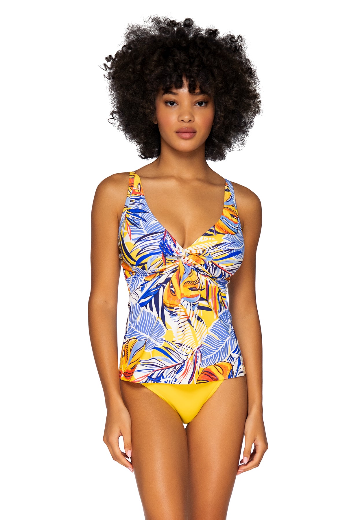 Forever Tankini Bahama Breeze - Women's Floral Print Swimwear Set with UPF 50+ Protection | Perfect for Beach Vacations, Pool Parties & Summer Getaways