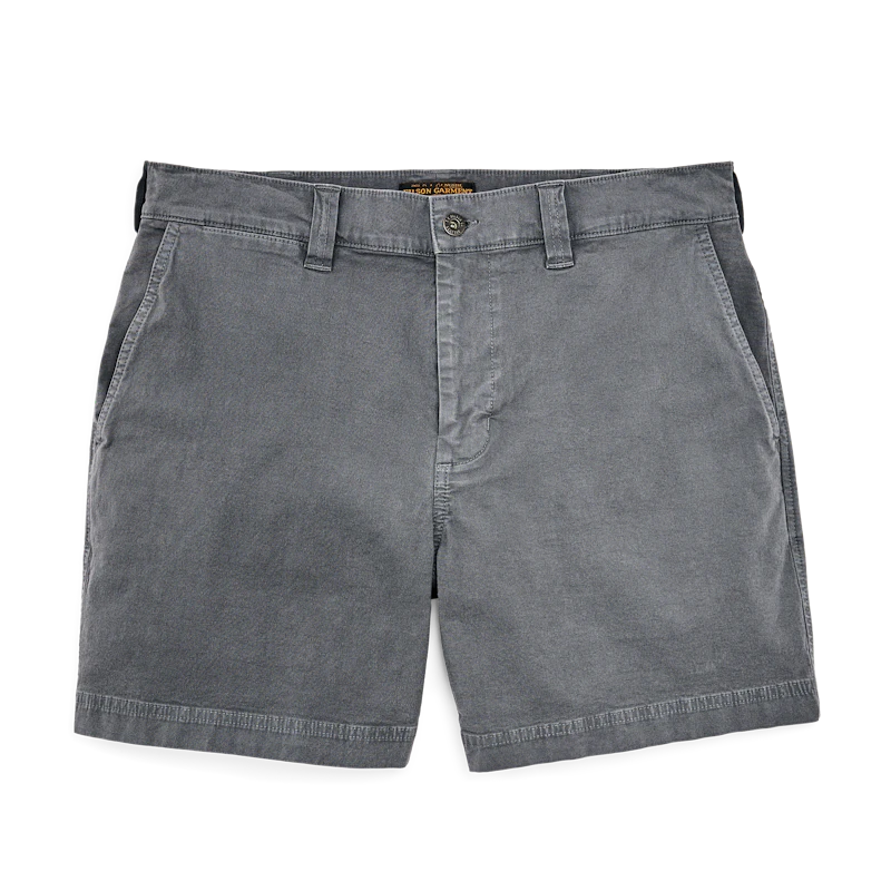 Filson Granite Mountain 6 Shorts - Durable Outdoor Shorts for Men in Gray | Perfect for Hiking, Camping & Casual Wear