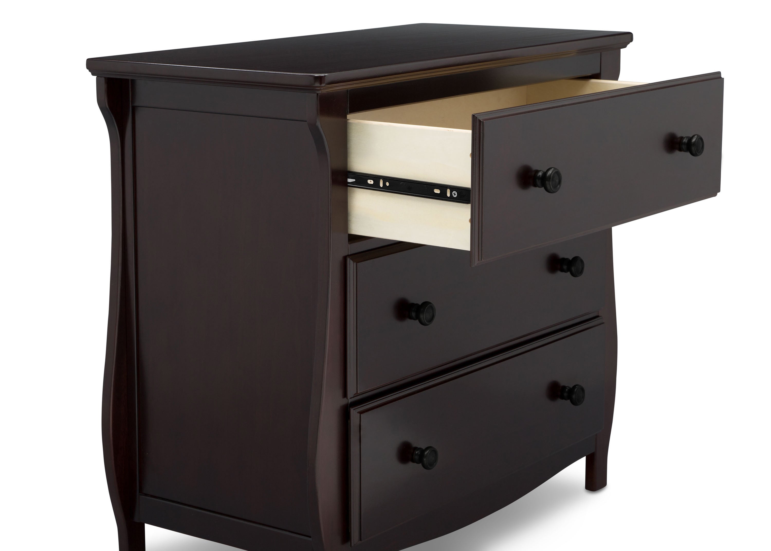 Lancaster 3 Drawer Dresser with Changing Table Top & Secure Interlocking Drawers - Perfect Nursery Storage Solution for Baby Clothes, Diapers & Essentials
