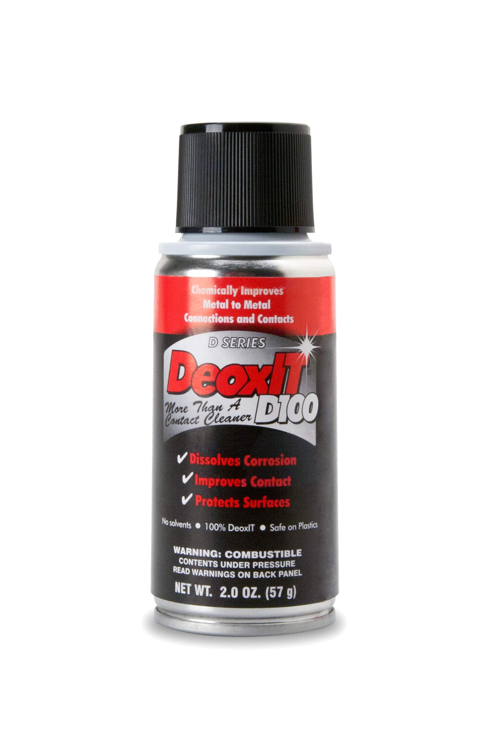 Hosa DeoxIT Contact Cleaner Bundle (5 oz. Spray + 2 oz. Spray) - Electrical Contact Cleaner for Audio Equipment, Electronics & Automotive Maintenance
