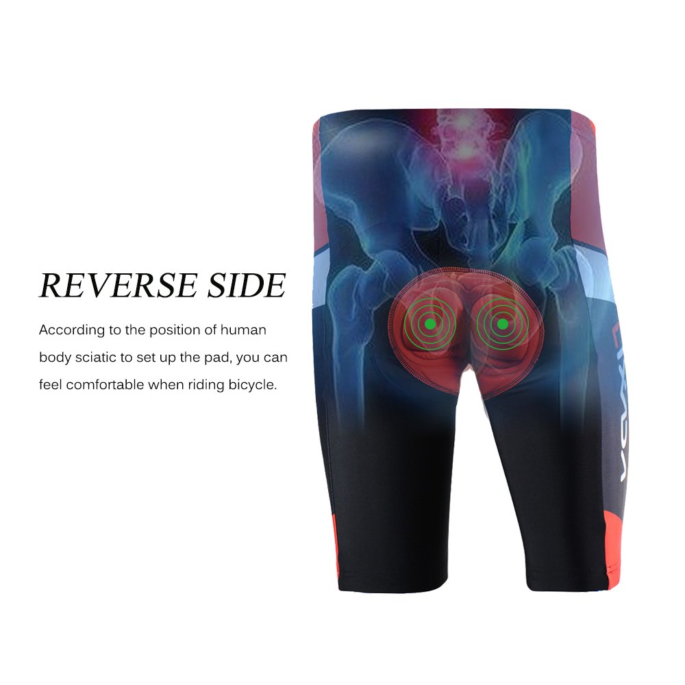 Lixada Men's Cycling Jersey & Padded Shorts Set - Quick-Dry, Breathable Bike Clothing for Summer Riding - Perfect for Road Biking, Mountain Cycling & Outdoor Sports