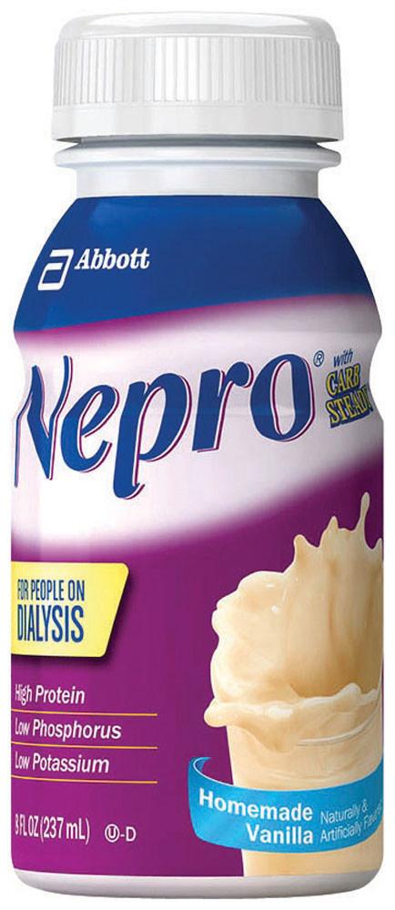 Nepro with Carb Steady Vanilla Nutrition Shake - 8 oz Cans (Case of 24) | High Protein Meal Replacement for Diabetes & Kidney Care | Perfect for On-the-Go Nutrition & Medical Diet Management