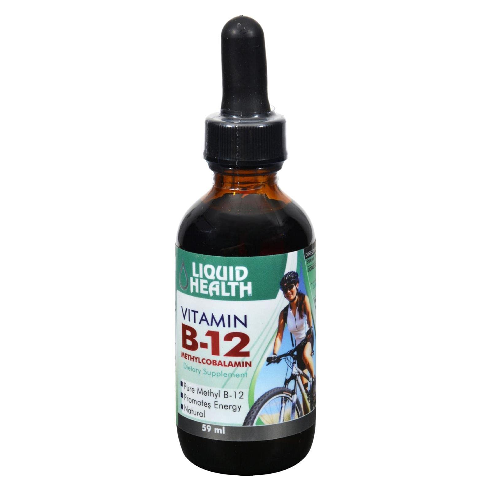 Liquid Health Vitamin B12 Supplement - 2 Fl Oz | Supports Energy, Metabolism & Nervous System | Perfect for Daily Wellness & Active Lifestyles