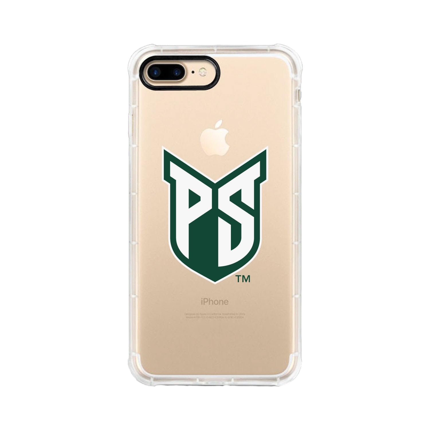 OTM Essentials Rugged Phone Case for iPhone 11 - Shockproof Protective Cover with Tough Edge Design - Portland State University Themed - Classic White - Perfect for College Students & Outdoor Activities