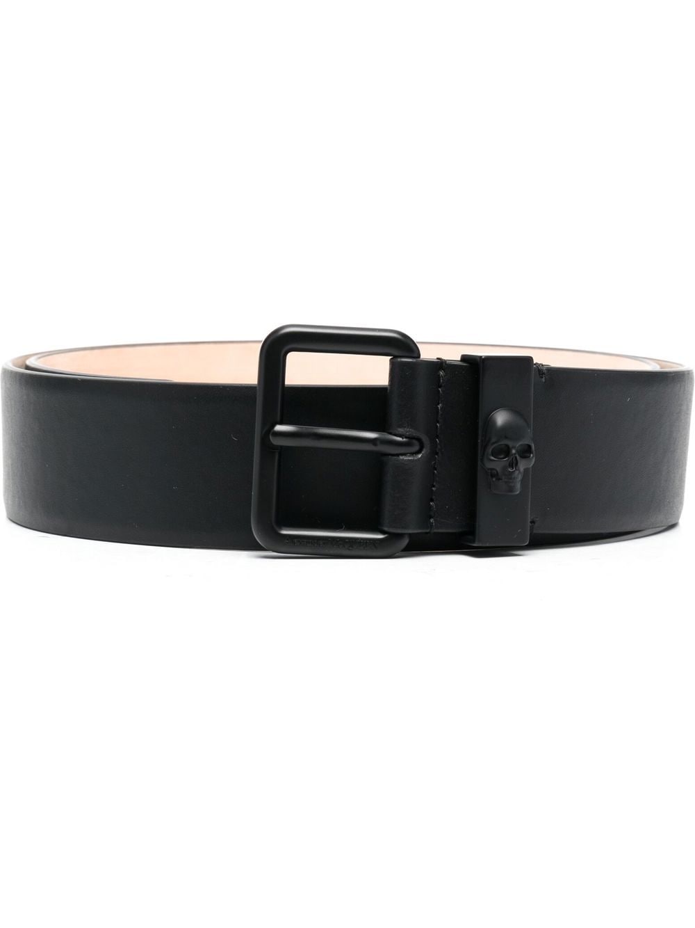 Alexander McQueen Black Leather Belt for Men & Women - Stylish Designer Belt for Casual & Formal Outfits | Perfect for Jeans, Dresses & Office Wear