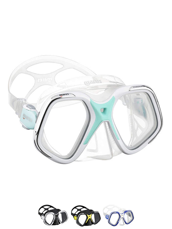 Mares Chroma Up Dive Mask - High Visibility Scuba & Snorkeling Mask for Clear Underwater Vision - Perfect for Ocean, Pool, and Freediving Adventures