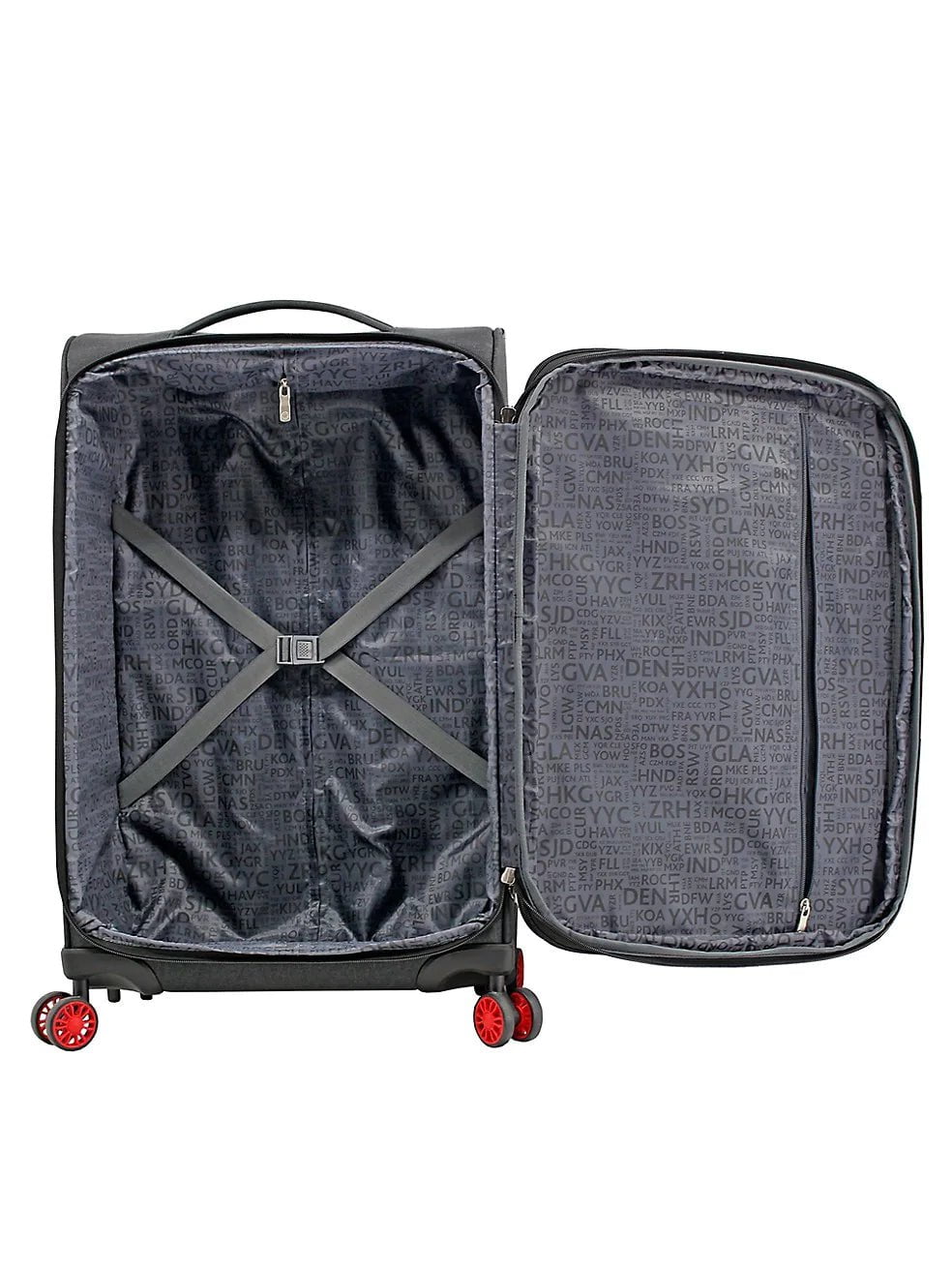 Air Canada Omni Large Expandable Softside Luggage - Spacious Carry-On Suitcase with 360° Wheels for Business Travel & Vacation | Durable Lightweight Luggage for Airlines