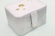 Elegant RKH Jewelry Box for Women - Premium Velvet Lined Organizer for Rings, Necklaces & Earrings - Perfect for Gifts, Travel & Home Storage