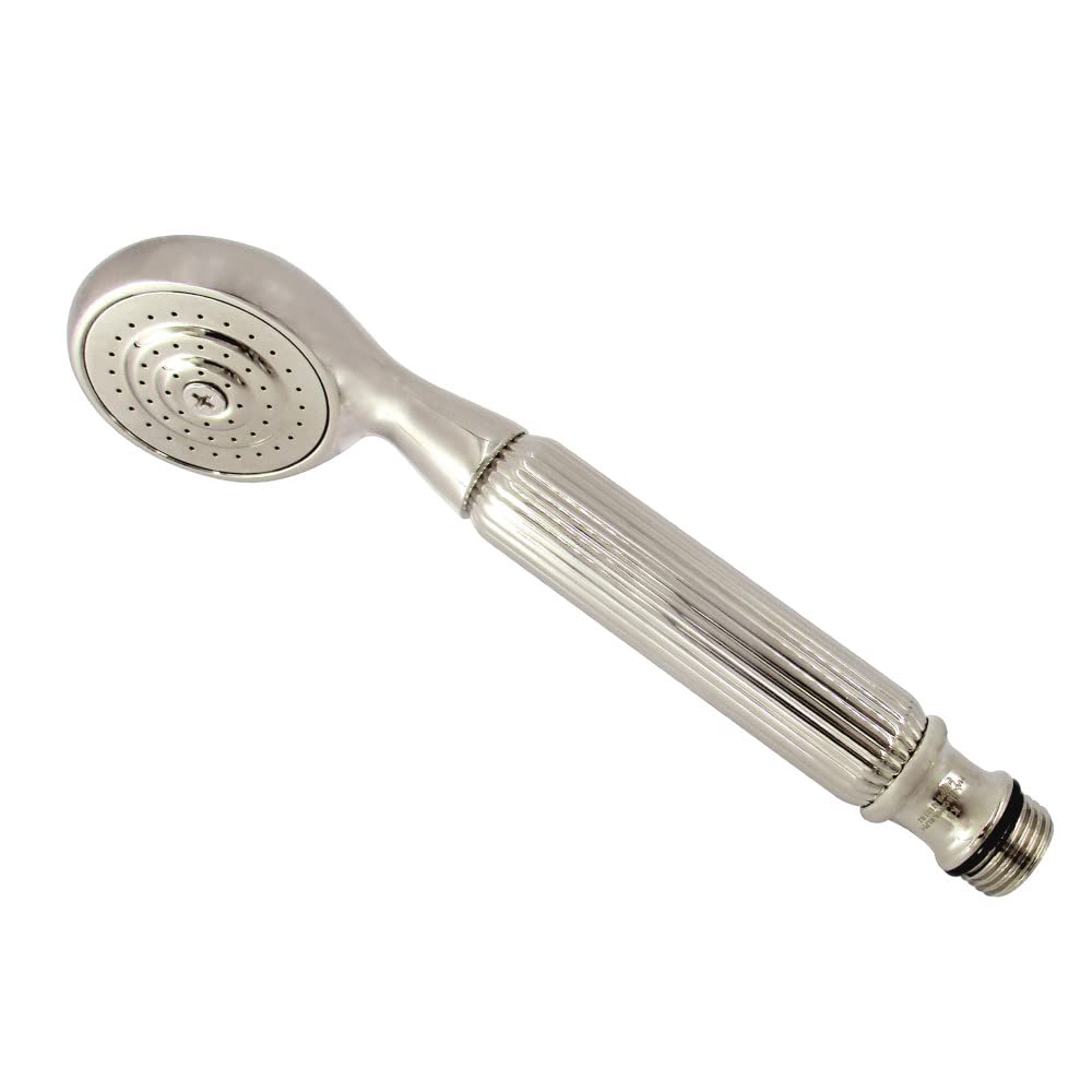 Kingston Brass K104A6 Metropolitan Hand Shower - Polished Nickel Finish, Adjustable Spray Settings for Bathroom & Spa Relaxation
