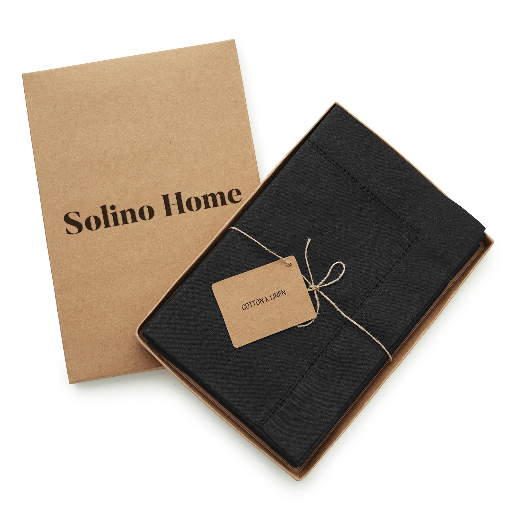 Premium Cotton Linen Hemstitch Napkins Set - 100% Natural Fabric Dinner Napkins for Formal Dining, Wedding, and Special Occasions - Elegant Table Decor for Restaurants and Home Entertaining