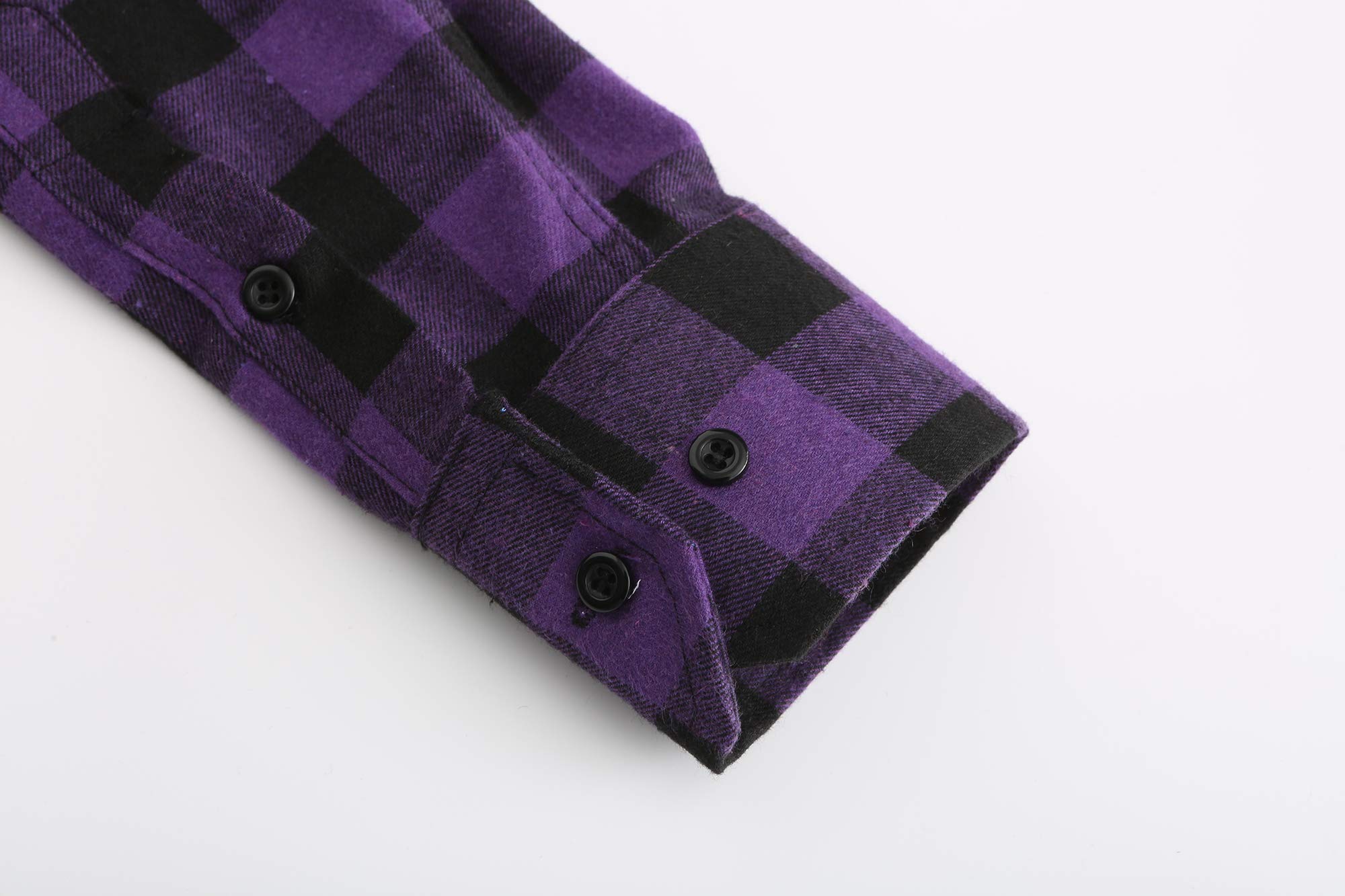 **Men's Flannel Shirt Long Sleeve Plaid Button Down Shirt for Men - Soft & Comfortable Casual Wear for Outdoor, Camping & Fall Fashion**