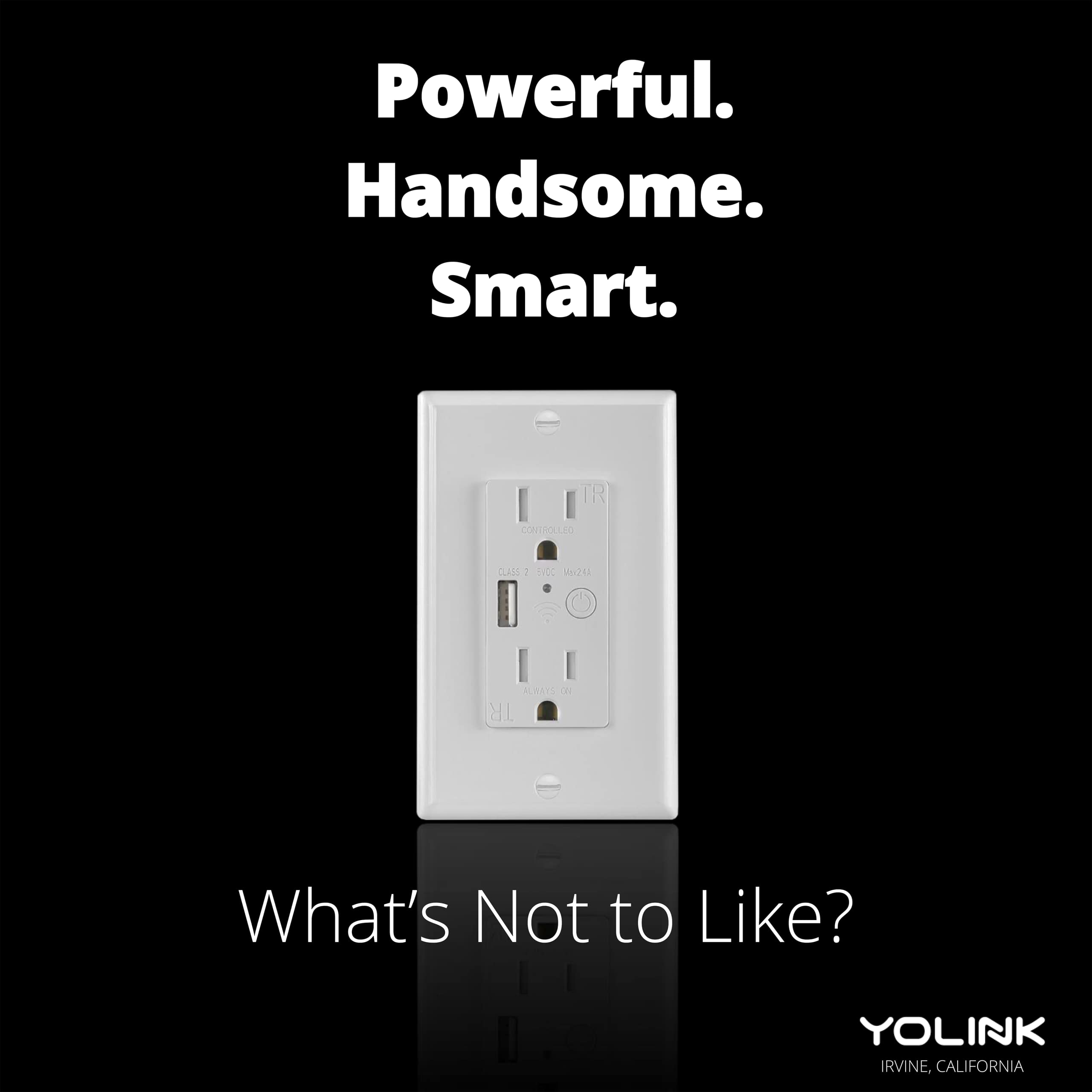 YoLink Smart Wall Outlets 4 Pack with Hub - 1/4 Mile Long Range, Alexa & Google Assistant Compatible, App Remote Control & Scheduling - Ideal for Smart Home Automation & Energy Saving