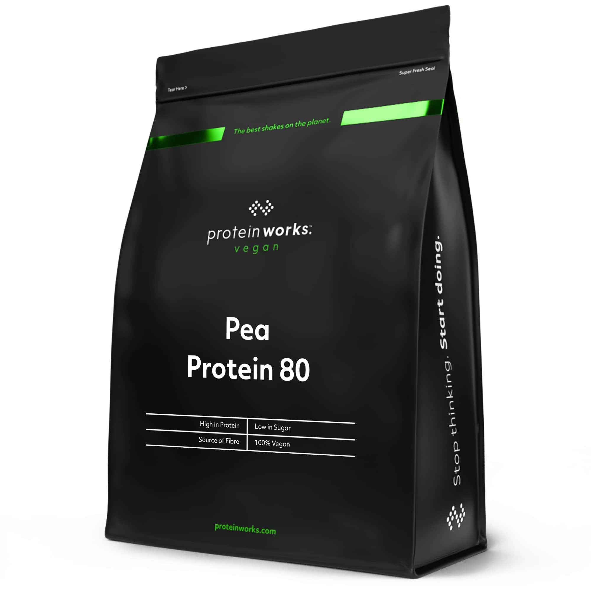 Protein Works - Pea Protein Isolate Powder | 100% Plant-Based Vegan Protein | Gluten Free, No Added Sugar | Chocolate Silk Flavor | 1kg (2.2lb) for Post-Workout Recovery & Smoothies