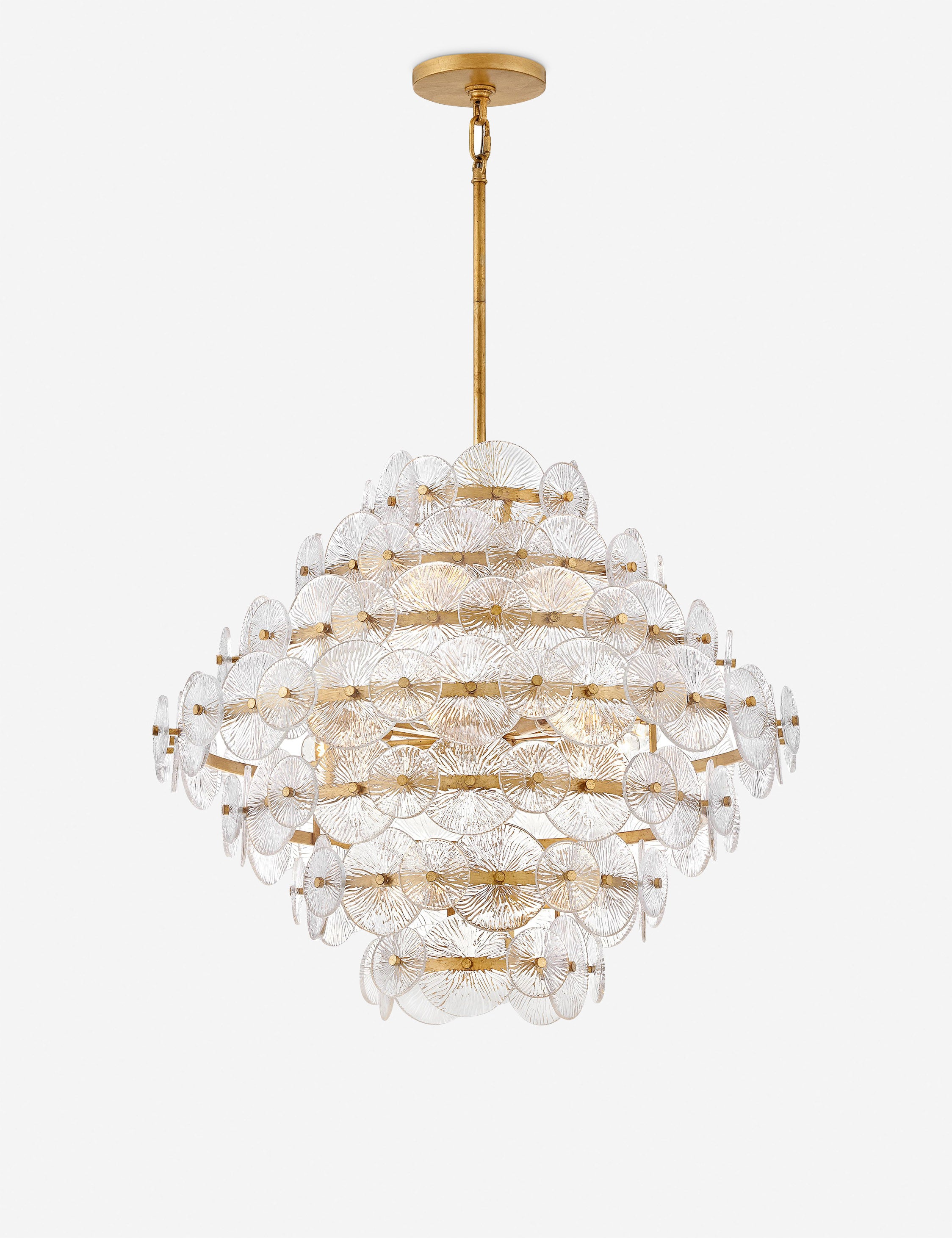 Barcelona Tiered Chandelier - Modern Crystal Ceiling Light Fixture for Dining Room, Living Room & Bedroom | Elegant Home Decor Lighting