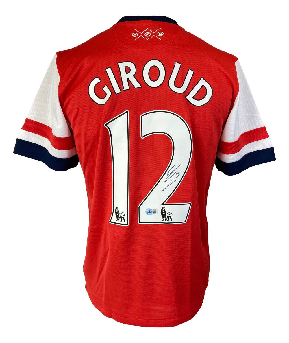 Olivier Giroud Signed Arsenal Nike Soccer Jersey - Authentic Autographed Football Shirt for Fans & Collectors - Perfect for Memorabilia Displays, Gifts & Sports Collections