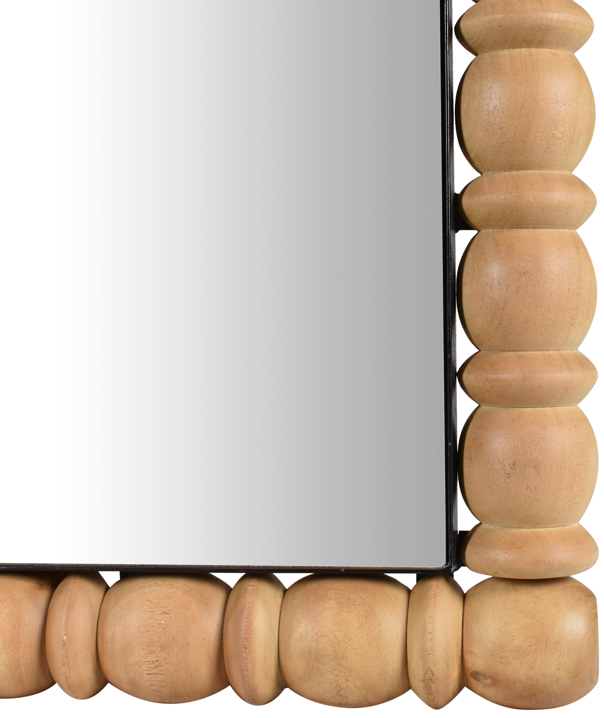Aubrey Bleached Natural Oak Mirror - Full Length Wall Mirror for Bedroom, Living Room & Entryway - Rustic Farmhouse Decor for Home & Office