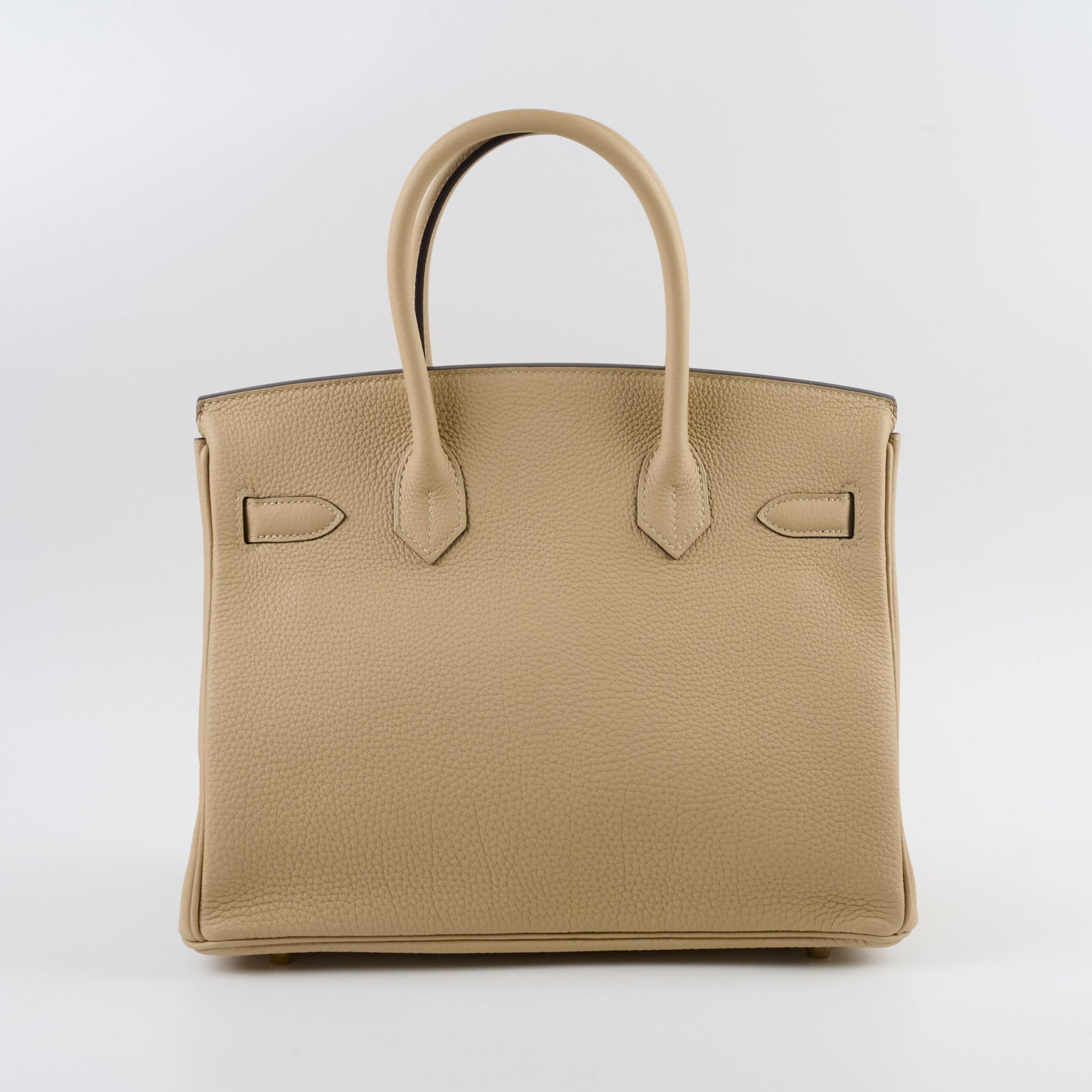 Authentic Hermès Birkin 30 Handbag in Trench Togo Leather with Gold Hardware (2017 A Stamp) - Luxury Designer Tote for Work, Travel & Special Occasions