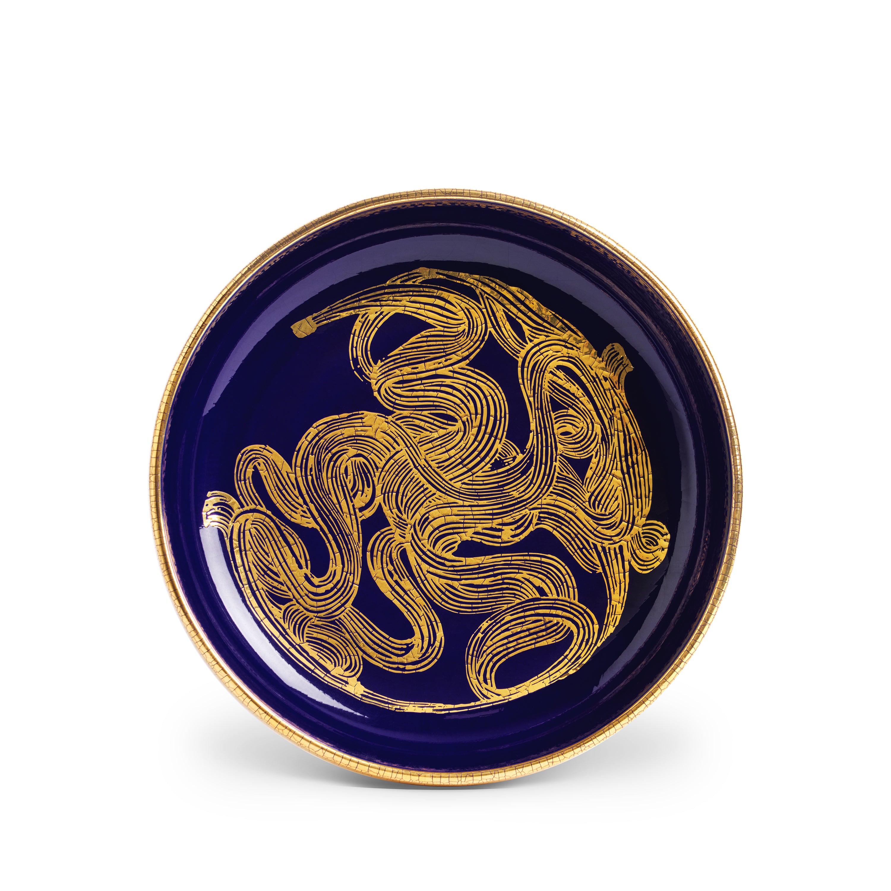 Ruan Hoffmann Ceramic Bowl - Medium Size, Handmade Blue Artisan Bowl for Dining & Home Decor | Perfect for Soup, Salad, Fruit Serving