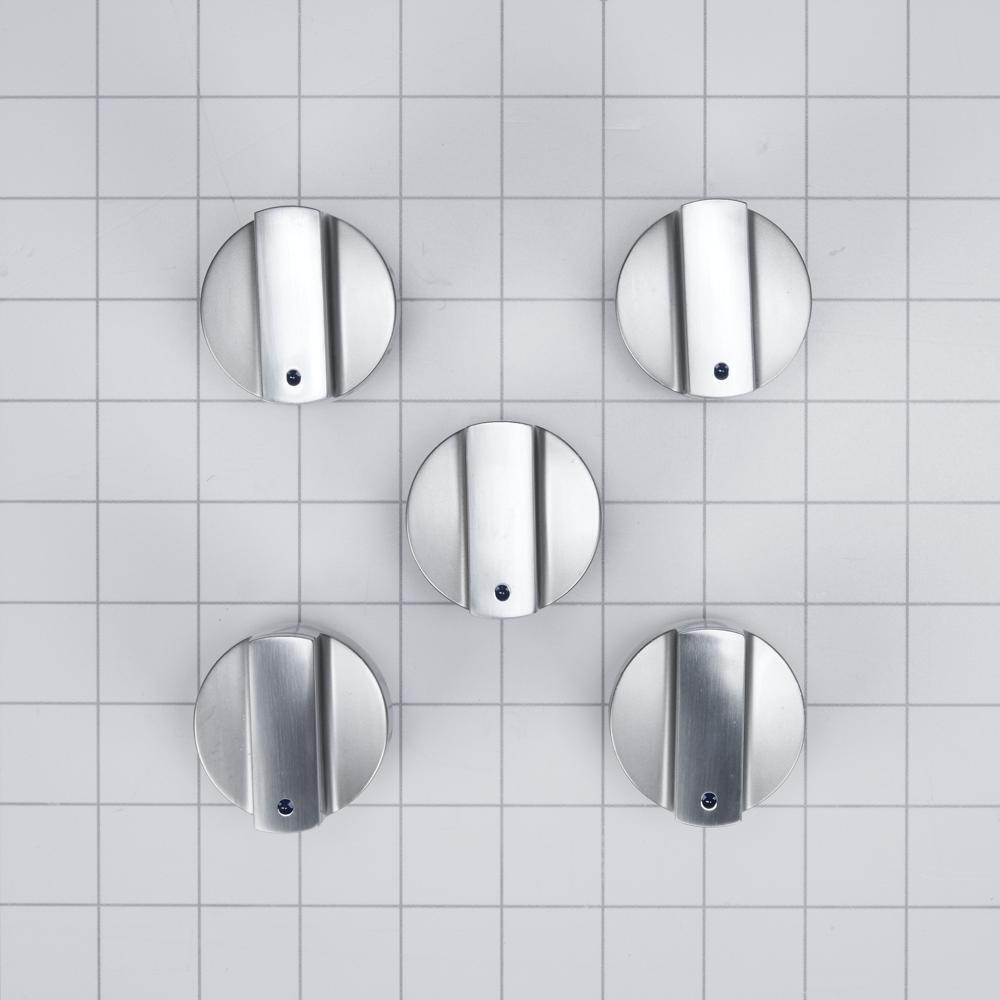 Amana W10724598 Premium Range Knob Kit - Replacement Stove & Oven Control Knobs for Amana Appliances - Perfect for Kitchen Upgrades & Repairs