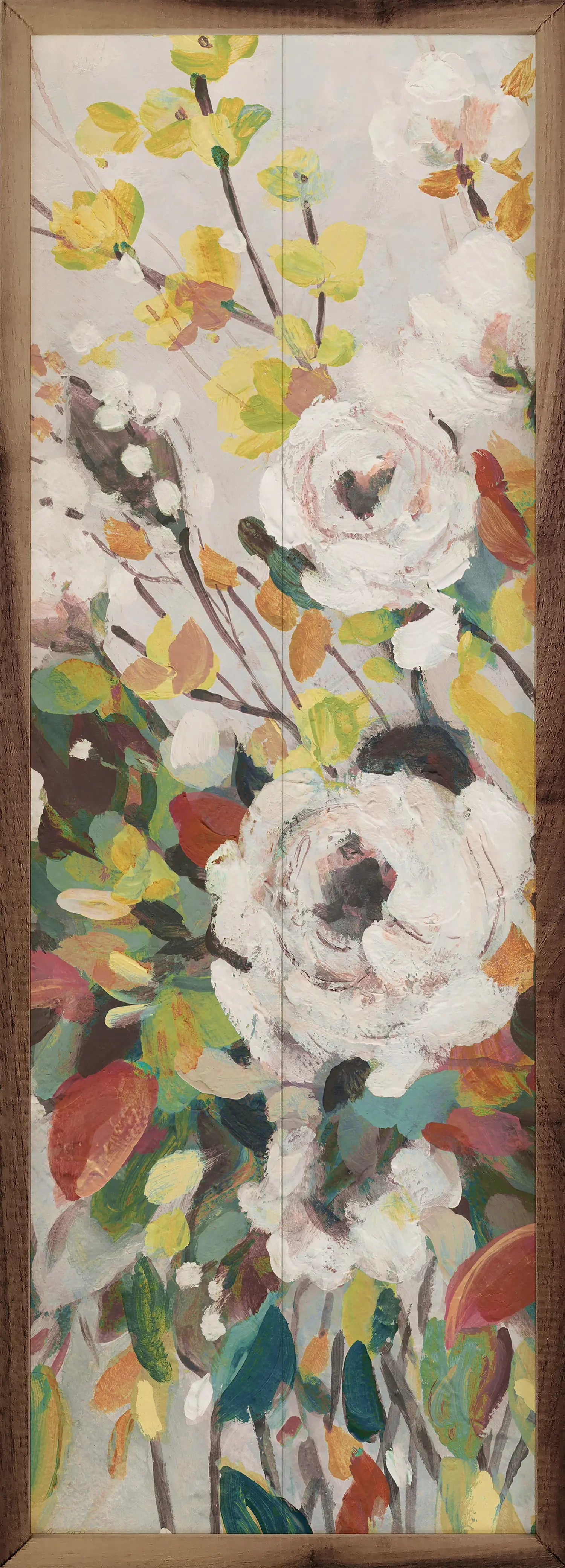 Ambience By Carol Robinson Wood Framed Wall Art Print - Elegant Home Decor for Living Room, Bedroom & Office