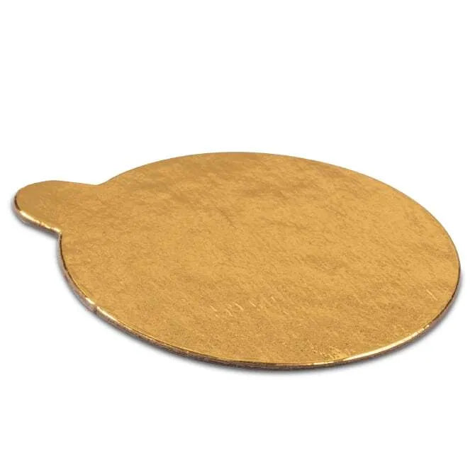 3 1/4 Inch Round Gold Pastry Board - Perfect for Baking, Rolling Dough & Decorating Cookies - Ideal for Home Bakers & Professional Chefs