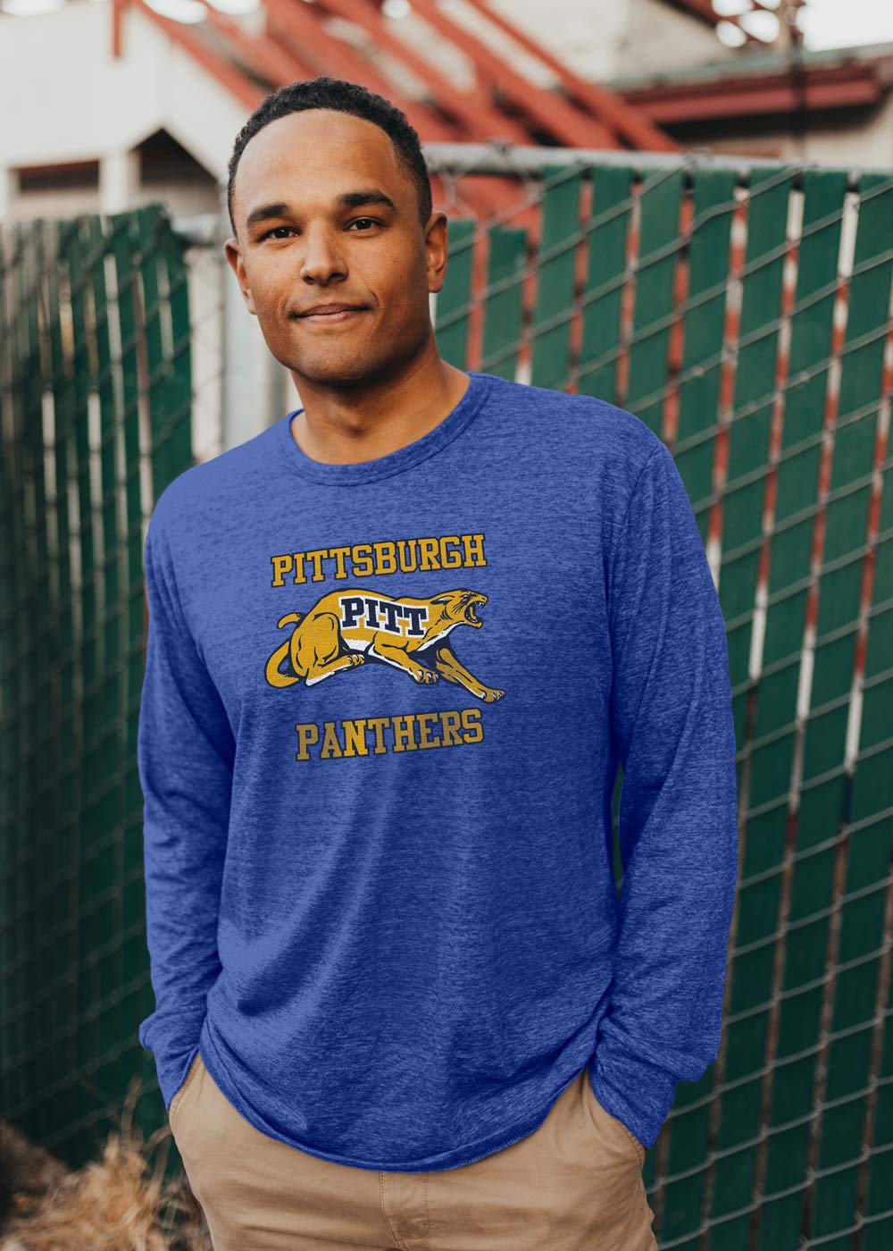 Vintage Tri-Blend Long Sleeve T-Shirt for Men - Soft Retro Style Cotton Tee - Casual Wear, Layering & Everyday Outfits