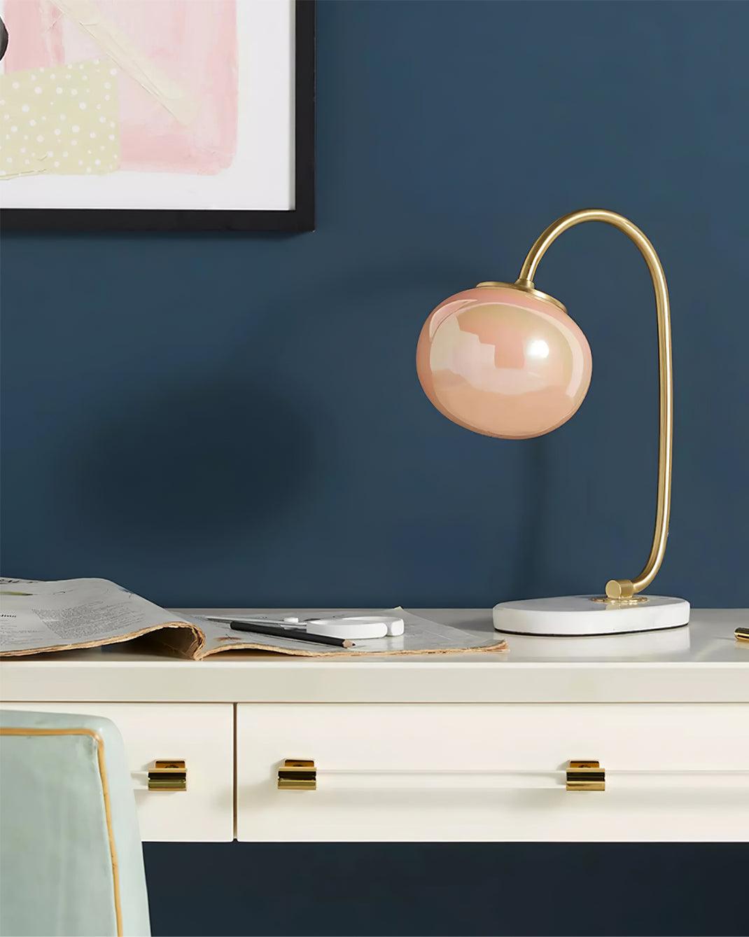 Marshmallow Table Lamp - Soft Glow LED Night Light for Bedroom, Nursery, Living Room - Cozy Ambiance & Decorative Home Lighting