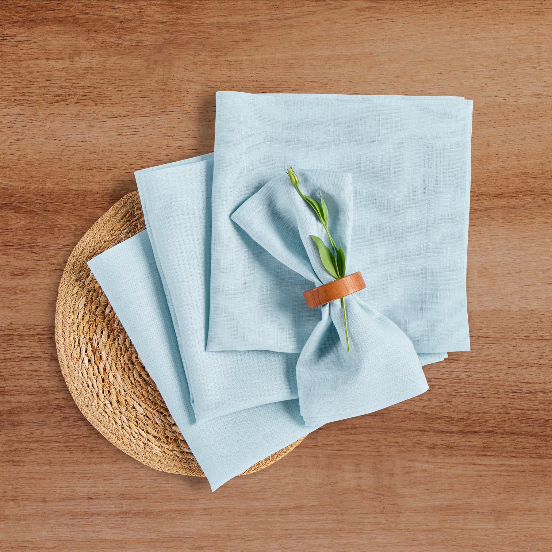 Premium Linen Napkins for Dining - Eco-Friendly & Elegant Table Linens for Weddings, Parties, and Everyday Use