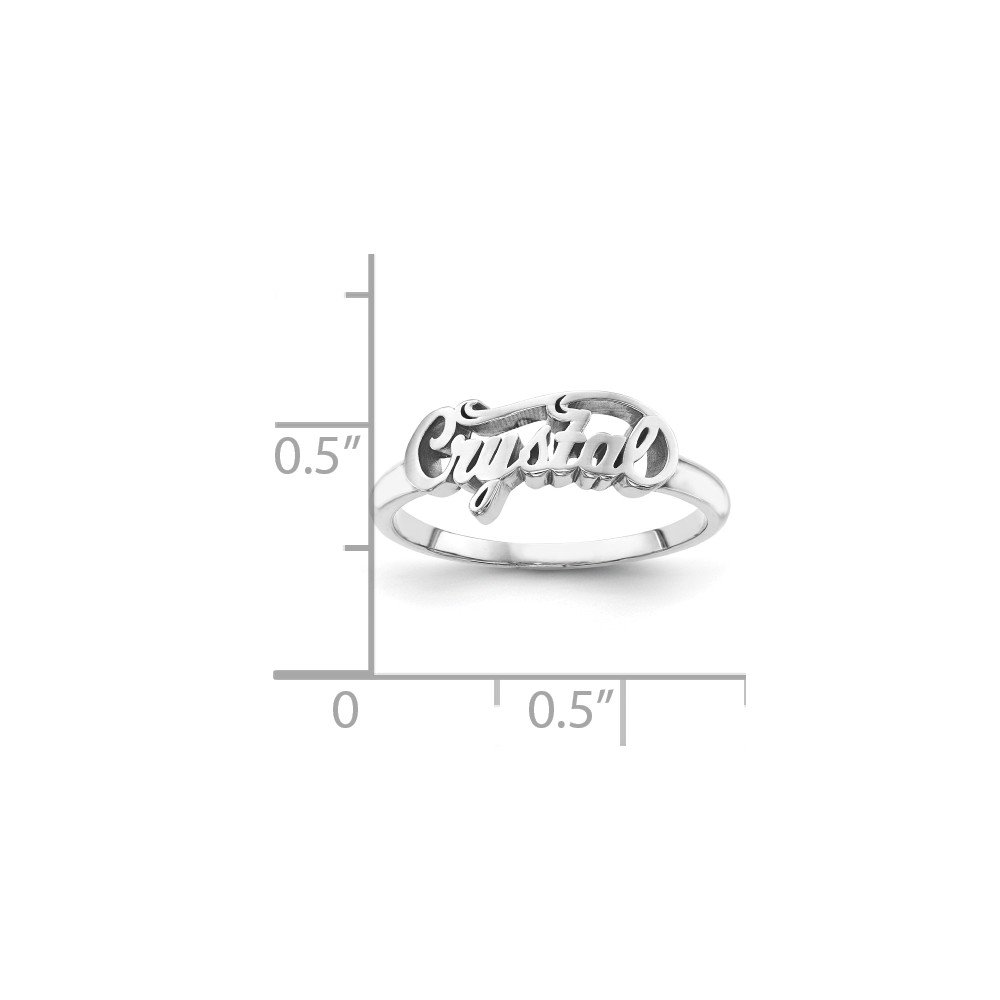 925 Sterling Silver Personalized Name Ring for Women - Custom Engraved Polish Band Jewelry Gift for Her - Perfect for Anniversaries, Birthdays & Special Occasions