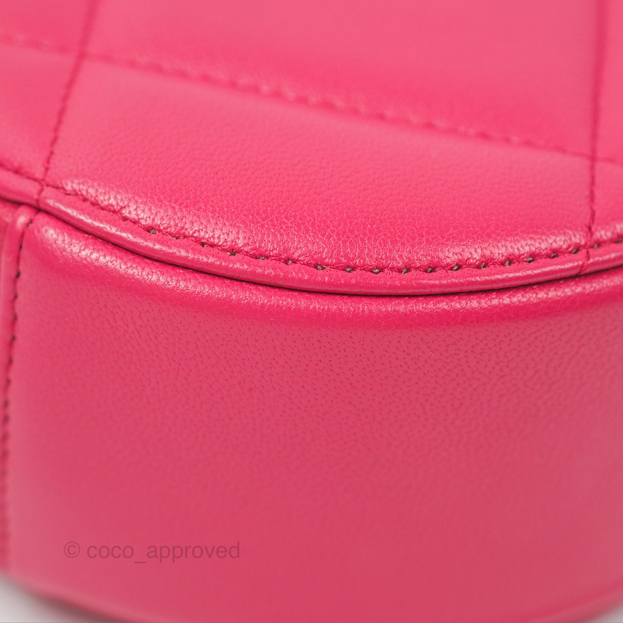 Chanel 19 Round Clutch with Chain - Dark Pink Mixed Hardware Crossbody Bag for Women | Luxury Evening Purse for Parties, Dinner Dates & Special Occasions