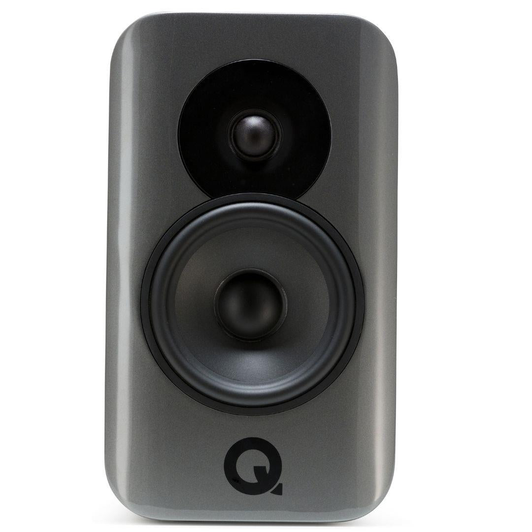 Q Acoustics Concept 300 Premium Bookshelf Speakers - High-End HiFi Audio System for Home Theater, Music Listening & Gaming | Perfect for Living Rooms, Studios & Entertainment Spaces
