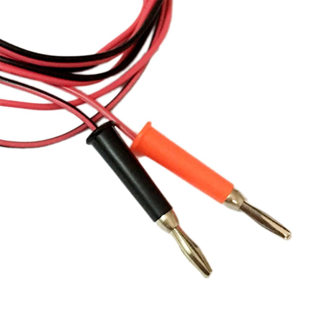 4mm Banana Plug to Test Hook Cable 1M - Electrical Testing for Multimeters