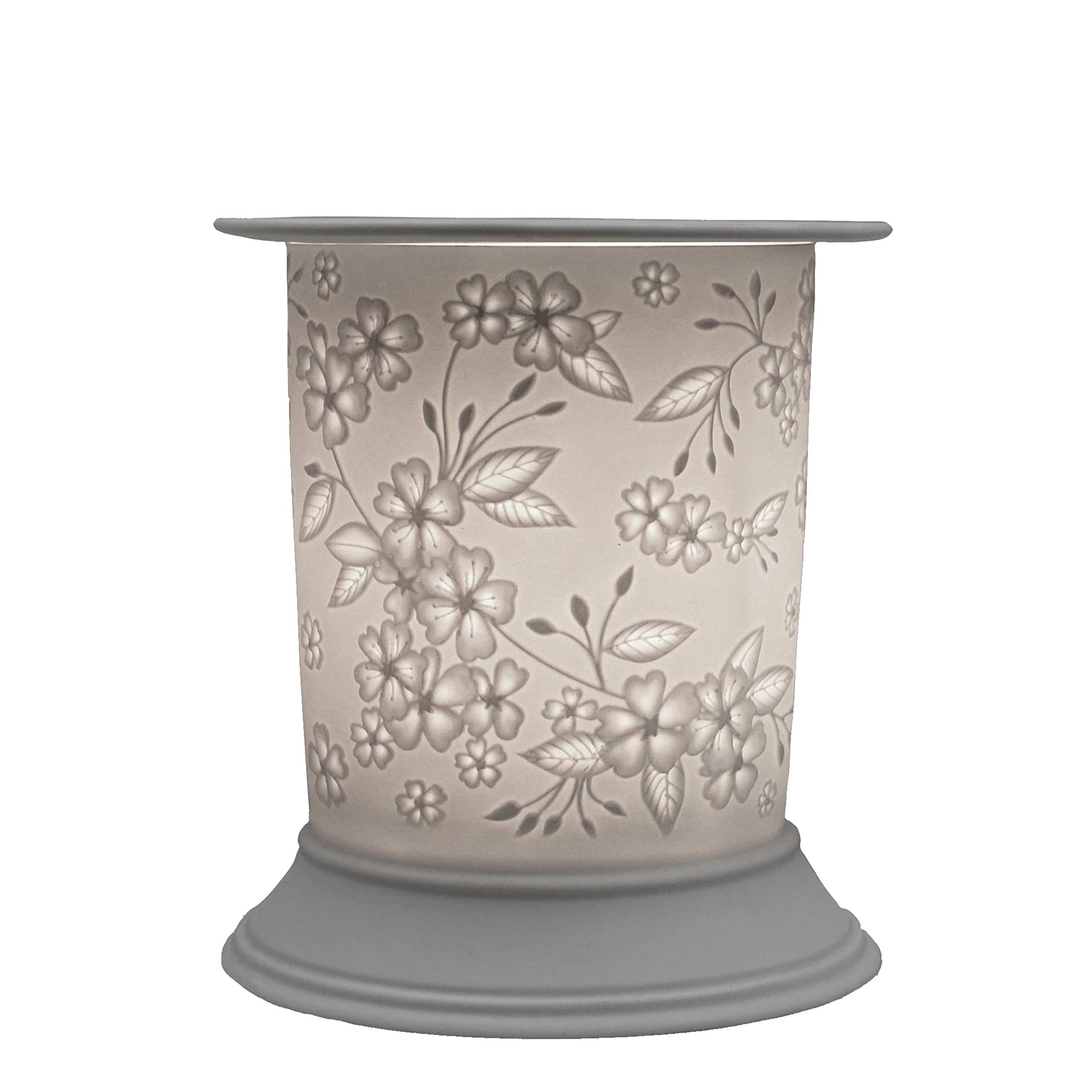 Cello Electric Wax Warmer - Porcelain Wax Melter with Straight Design for Home & Office Aromatherapy - Perfect for Spring, Relaxation & Stress Relief