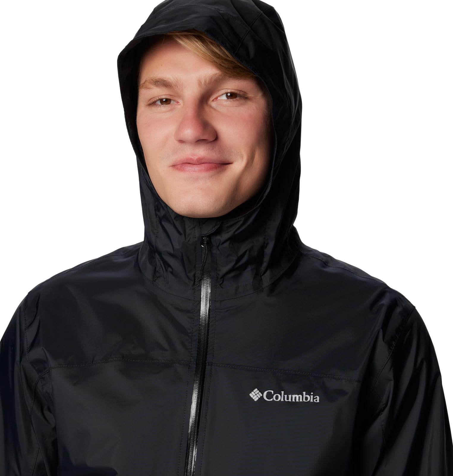 Columbia Men's Evapouration II Waterproof Breathable Jacket - Lightweight Raincoat for Hiking, Camping & Outdoor Adventures