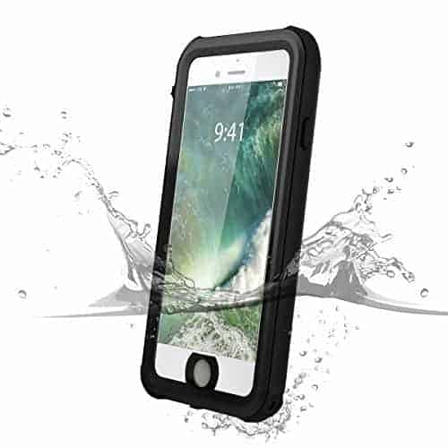 Waterproof iPhone 8 Plus Case - Shockproof & Dustproof Protective Cover for iPhone 8 Plus (Black) | Perfect for Swimming, Outdoor Activities & Extreme Sports