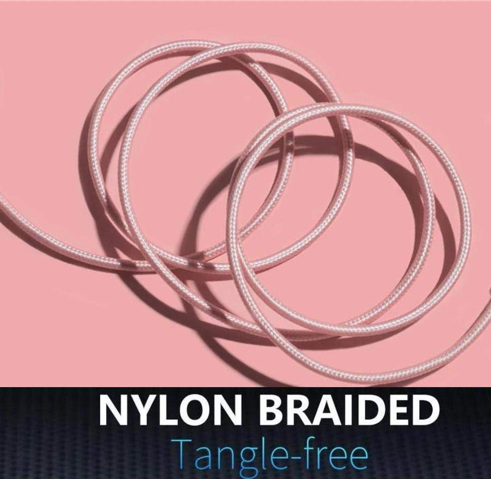 Fast Charging USB C Cable for Motorola E20 E30 E40 E32 | 3A Quick Charge Sync Cord for Android Phones | Moto E7 E7i Power Compatible | 1Meter Rose Pink Cable | Perfect for Home, Office & Travel Charging