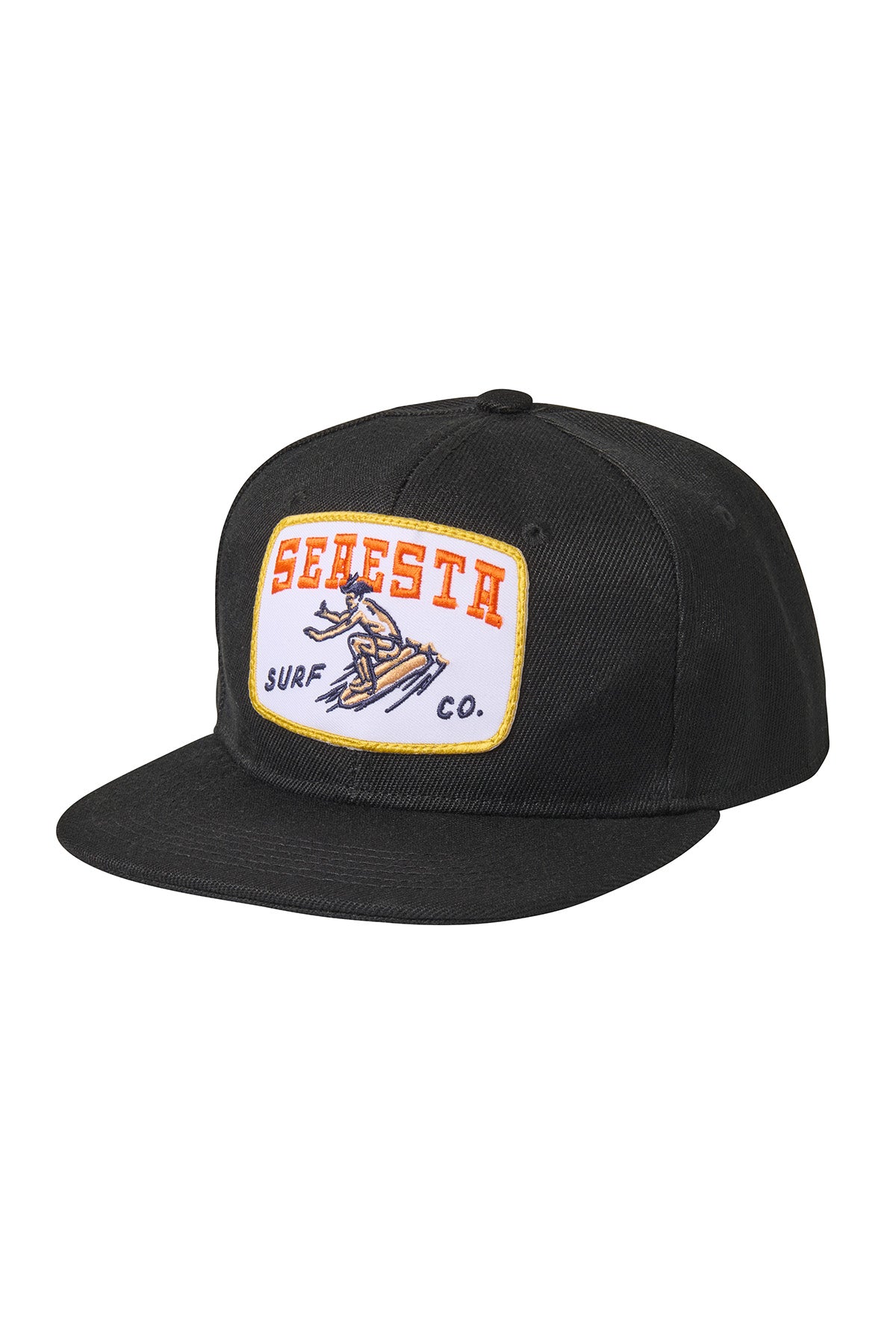 Surf Cowboy Patch Snapback Hat - Charcoal | Vintage Style Baseball Cap for Men & Women | Perfect for Beach, Surfing, and Outdoor Adventures