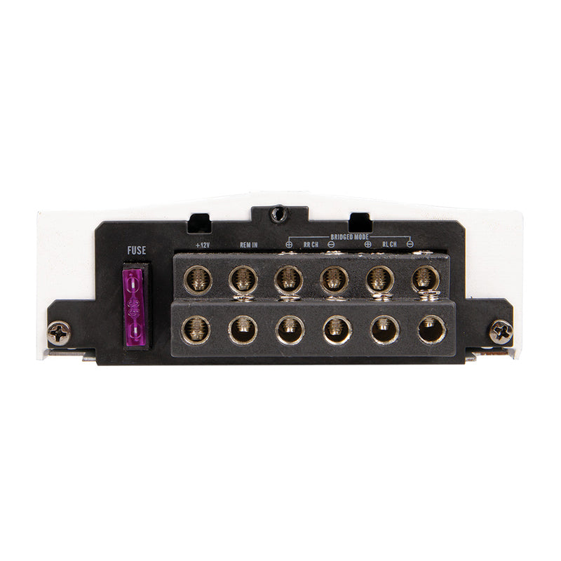 Power Acoustik MSA4 1300D Monoblock Car Amplifier - 1300W Max Power, 1 Ohm Stable, High-Performance Bass Boost - Perfect for Car Audio Systems & Subwoofers