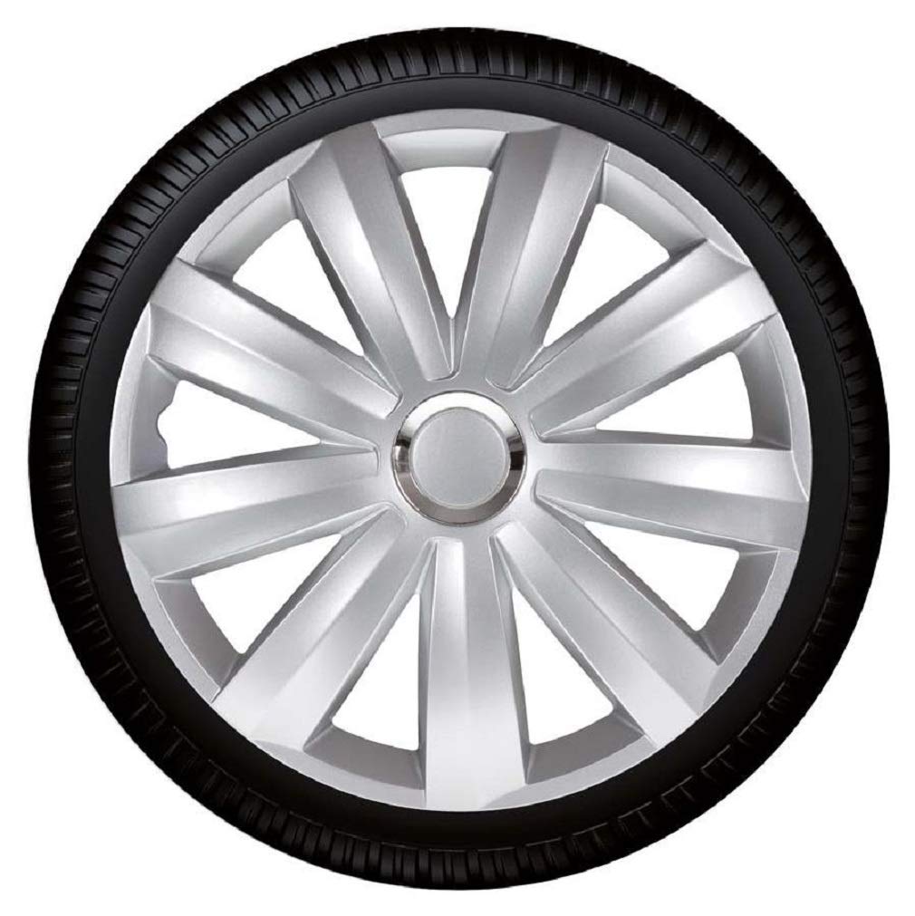 Venture Pro RB544416 16-Inch Wheel Trims - Premium Double-Lacquered Nylon Alloy Wheel Covers (Silver) for Cars, SUVs & Trucks - Enhances Vehicle Appearance & Protects Rims