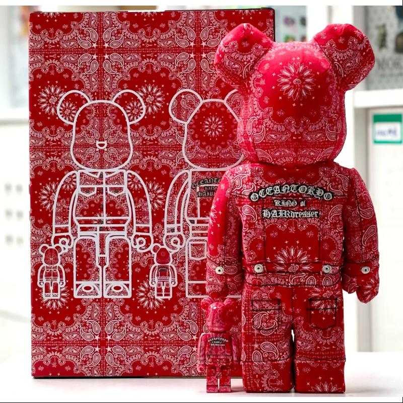 Be@rbrick Ocean Tokyo 400% & 100% Limited Edition Collectible Figure (2024) - Perfect for Anime Fans, Toy Collectors & Home Decor