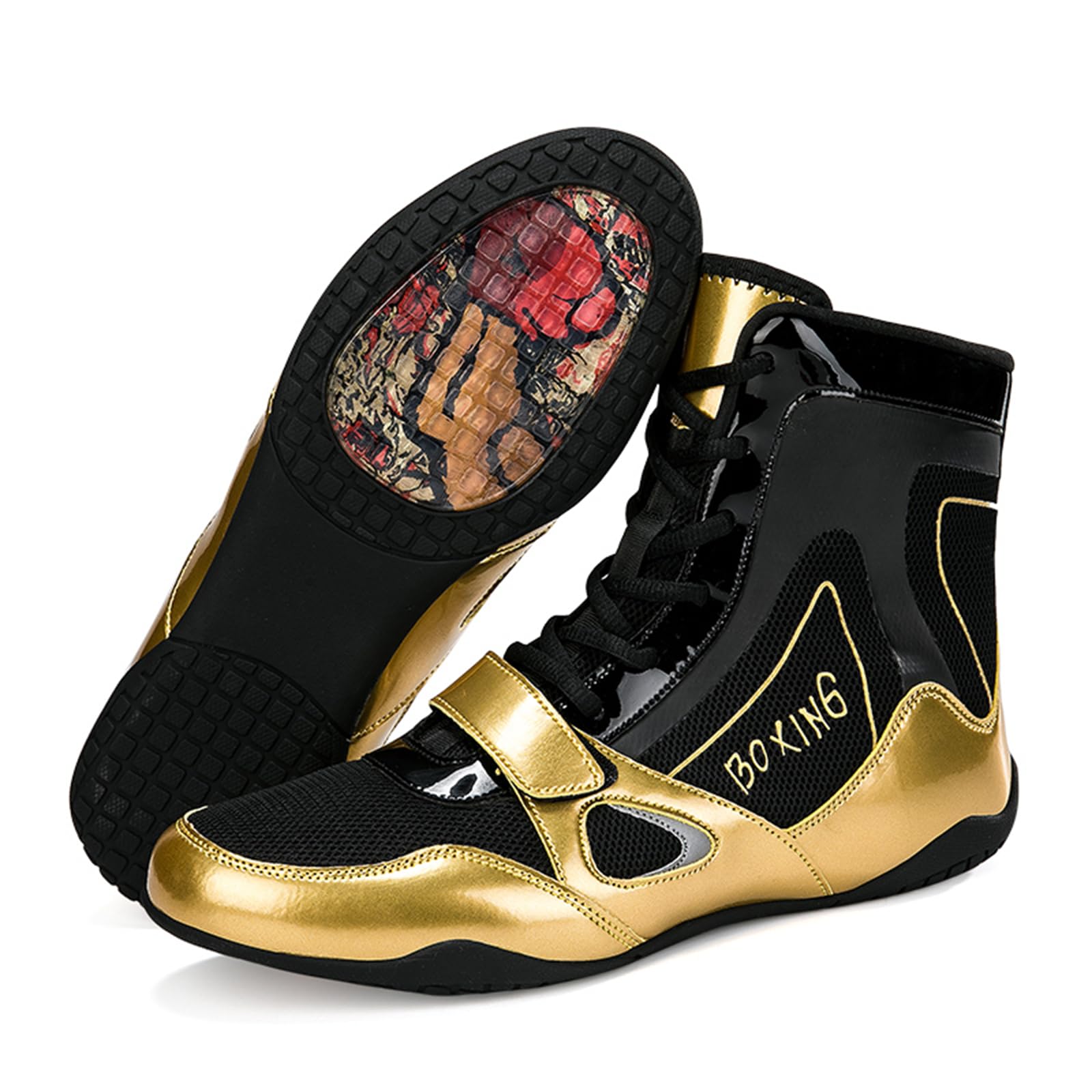 Professional Men's & Women's Wrestling Shoes - Lightweight Boxing & Fitness Training Shoes with Breathable Design for MMA, Gym Workouts & Sports Performance